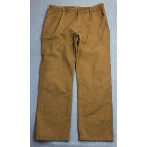 Dickies Carpenter Pants Men 40x34 Brown Duck Canvas Utility Workwear USA